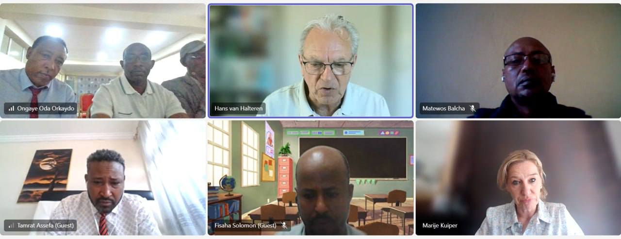 The Institute of Capacity Building and Policy Studies and PUM-Netherlands Organization held online meeting